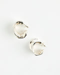 Calamari Hoops in Sterling Silver