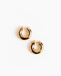 Medium Terra Hoops in Gold Tone