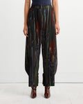 Knight Plisse Pant in Dark Tetris Drips