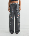 Petal Track Pant in Grey