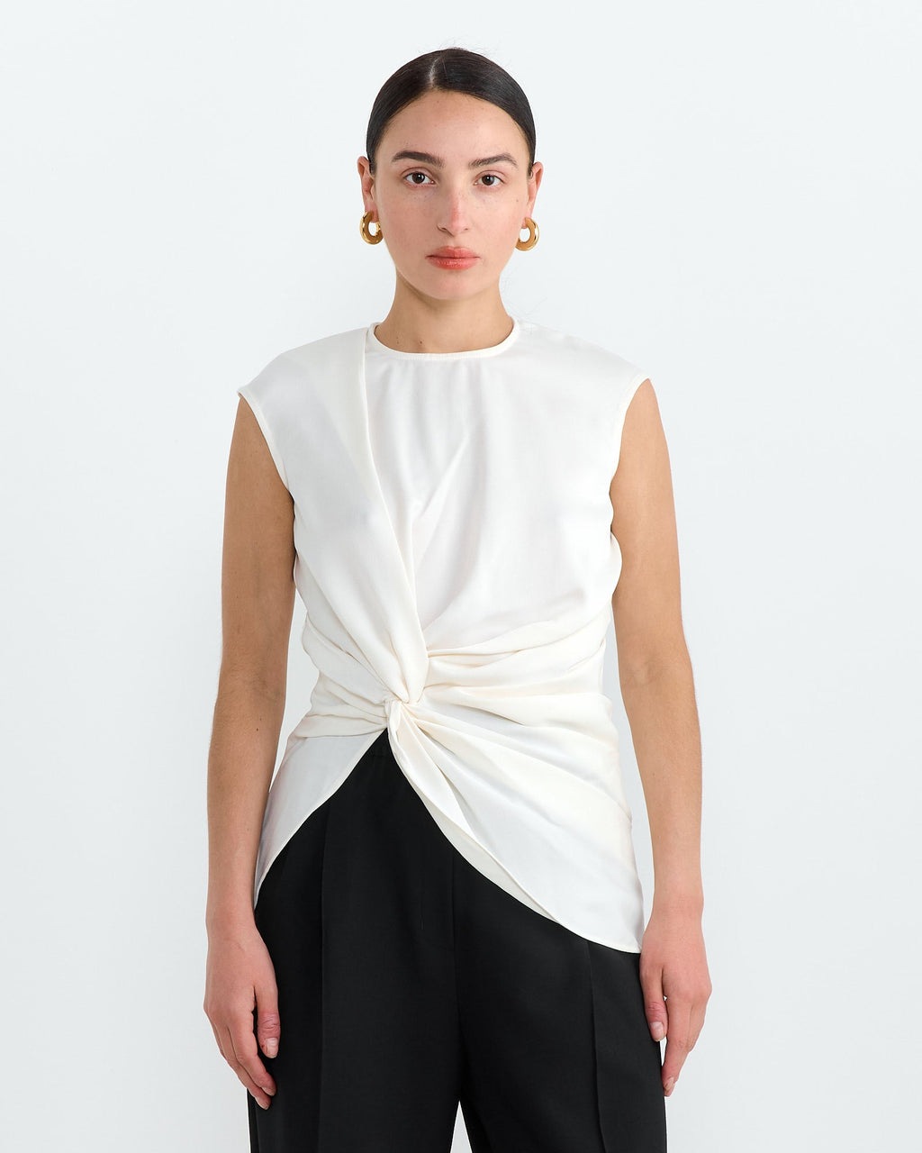 Bourdin Blouse in Porcelain