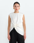 Bourdin Blouse in Porcelain