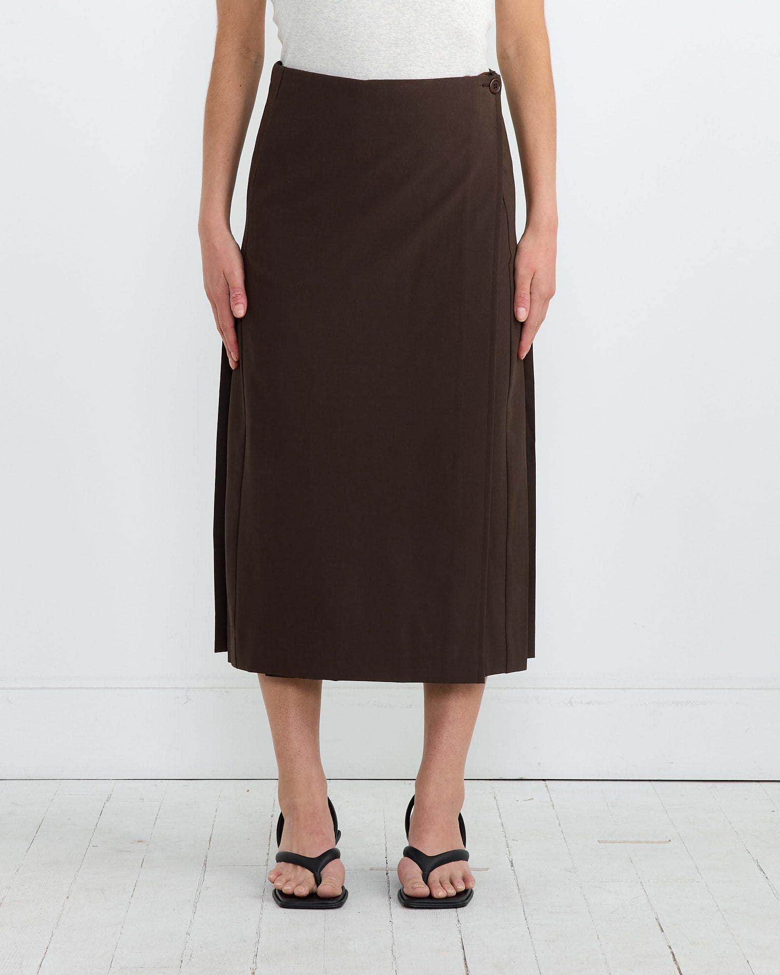 Kari Skirt in Dark Khaki