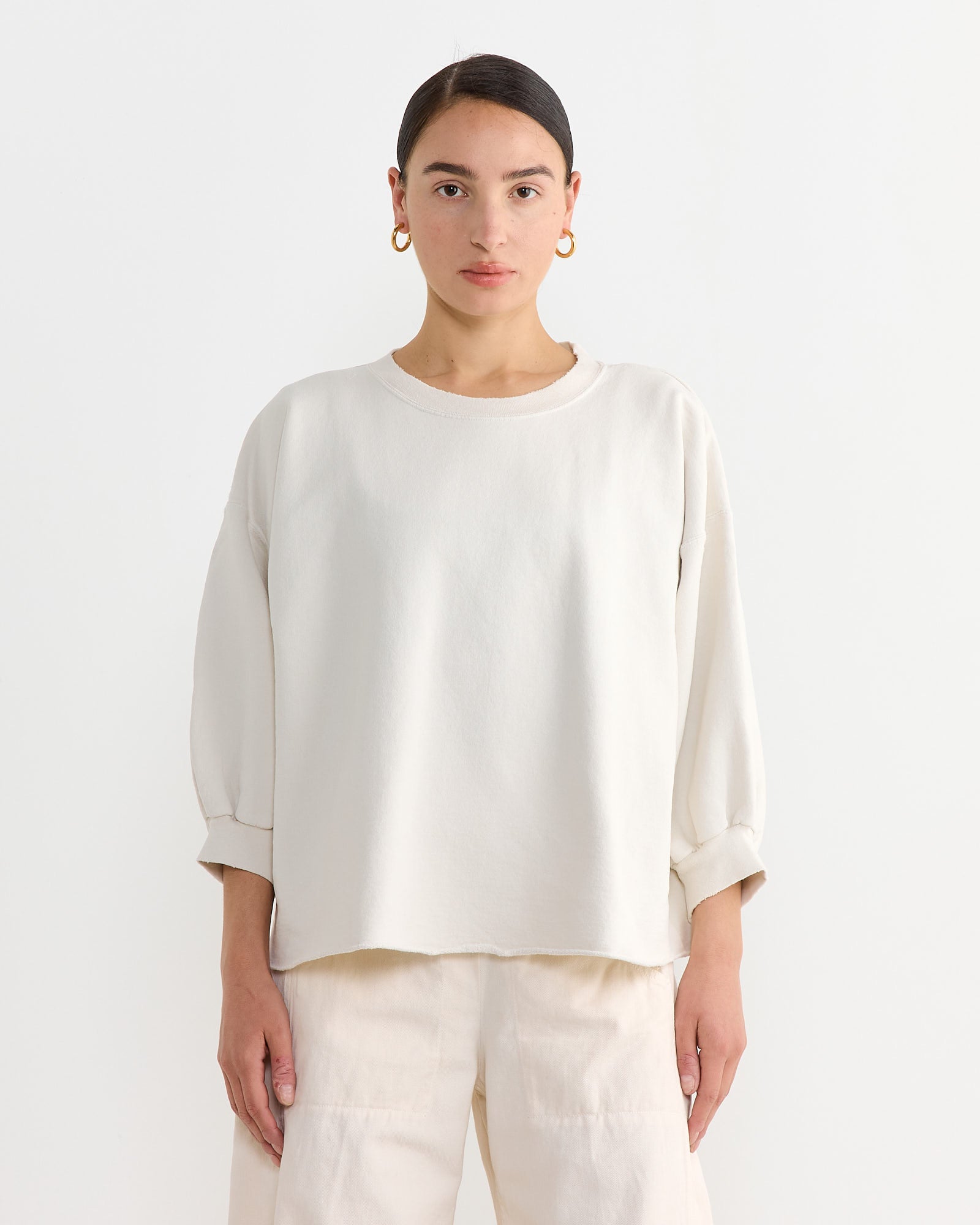 Fond Sweatshirt in Dirty White
