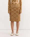 Vaz Skirt in Burnt Orange Spacedye