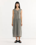 Balloon Slip Dress in Concrete