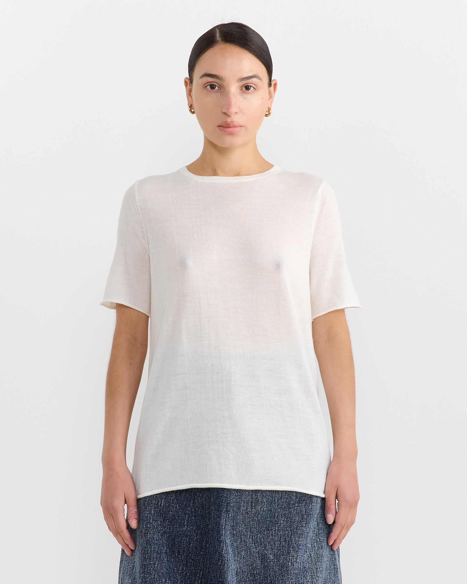Super Fine Tee in White
