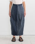 Structure Jean Skirt in Indigo