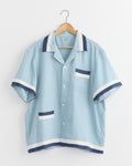 Seedling Stripe Shirt in White Blue