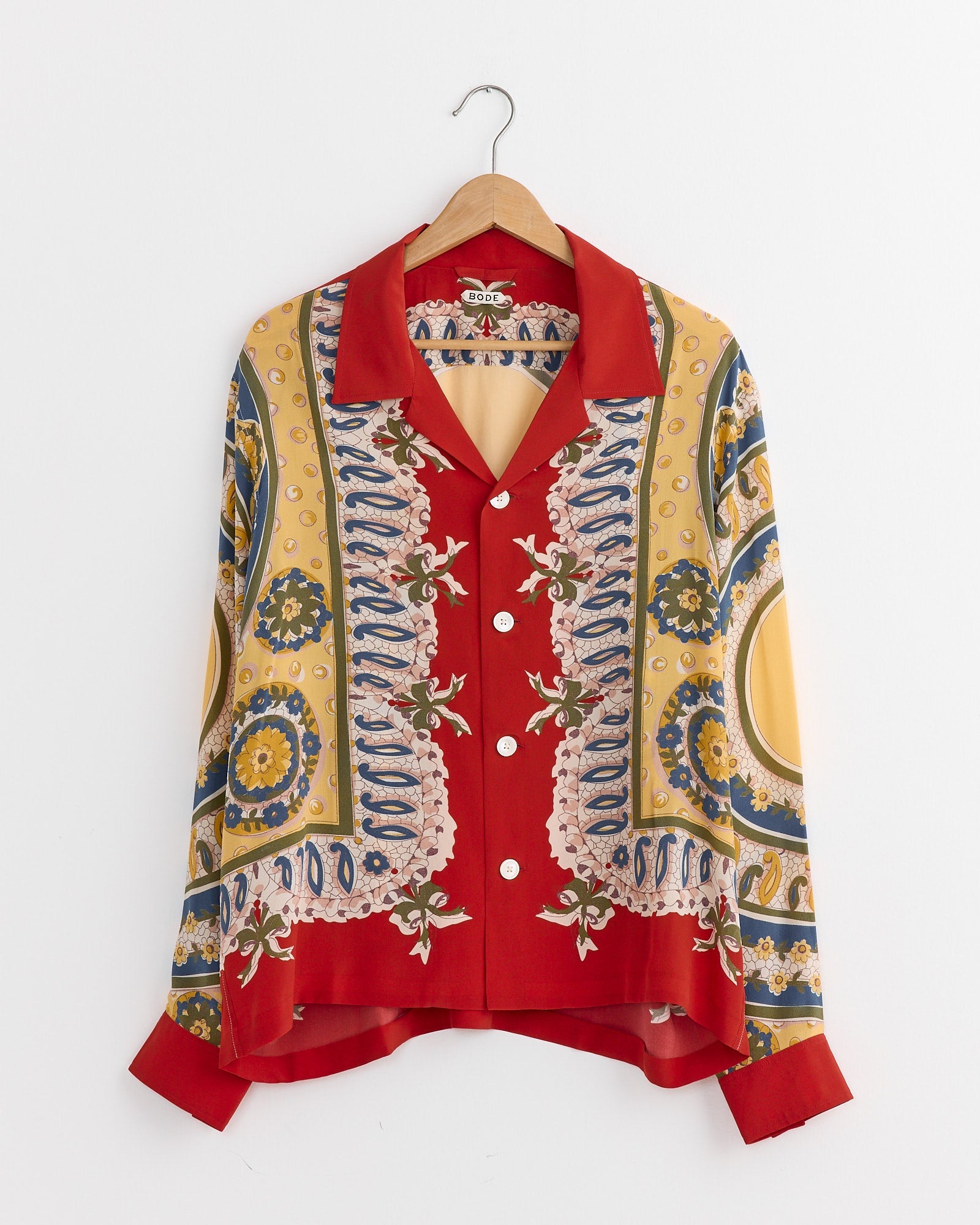 Bricolage Shirt in Red Multi