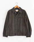 Plaid Dock Jacket in Brown