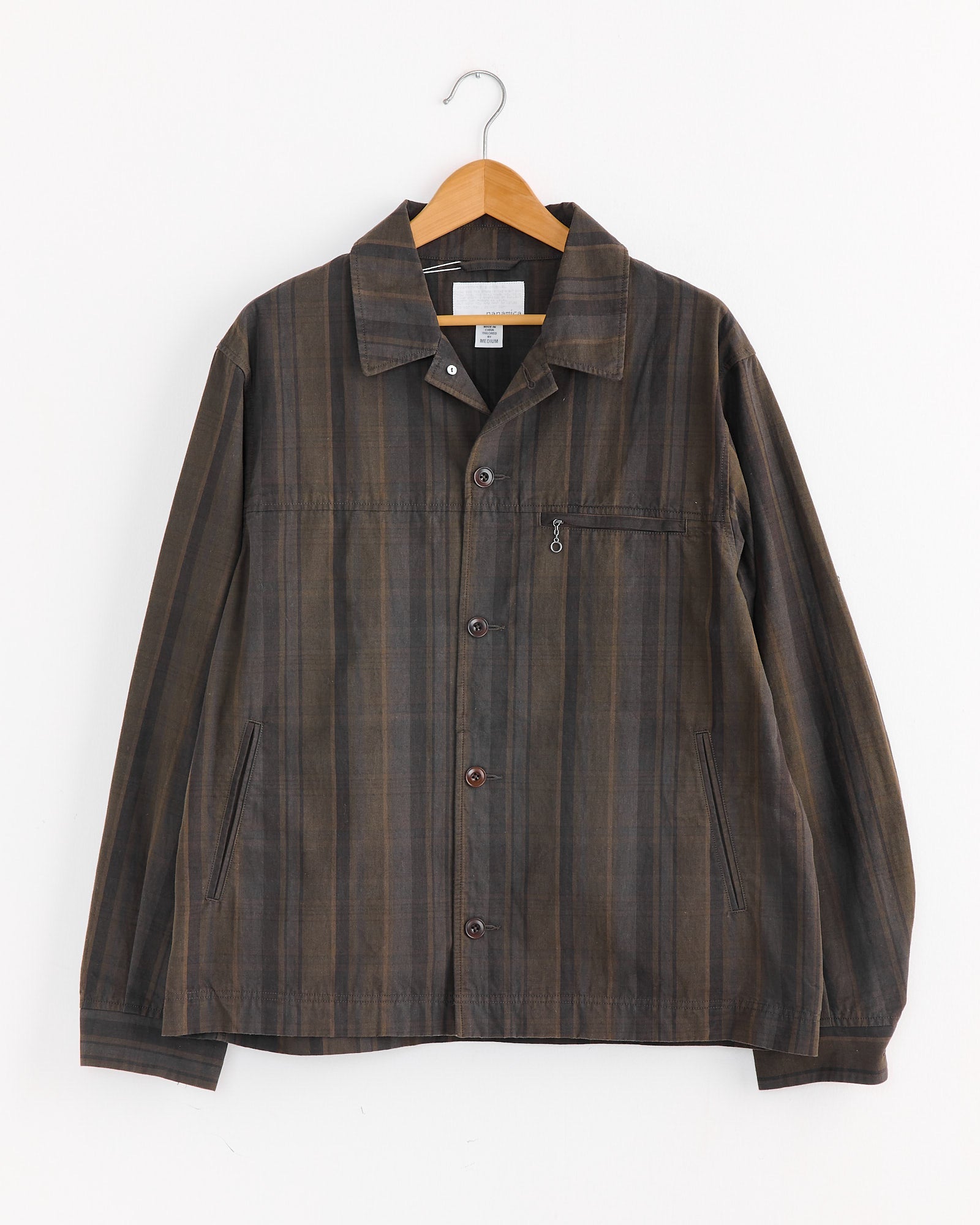 Plaid Dock Jacket in Brown