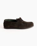 Boatman in Suede Dark Brown