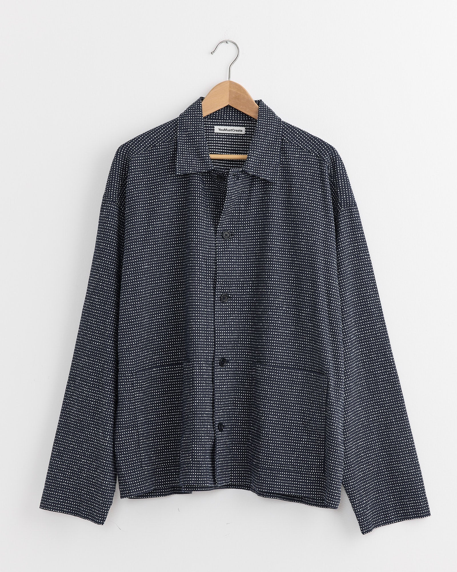 Pj Overshirt in Blue/White