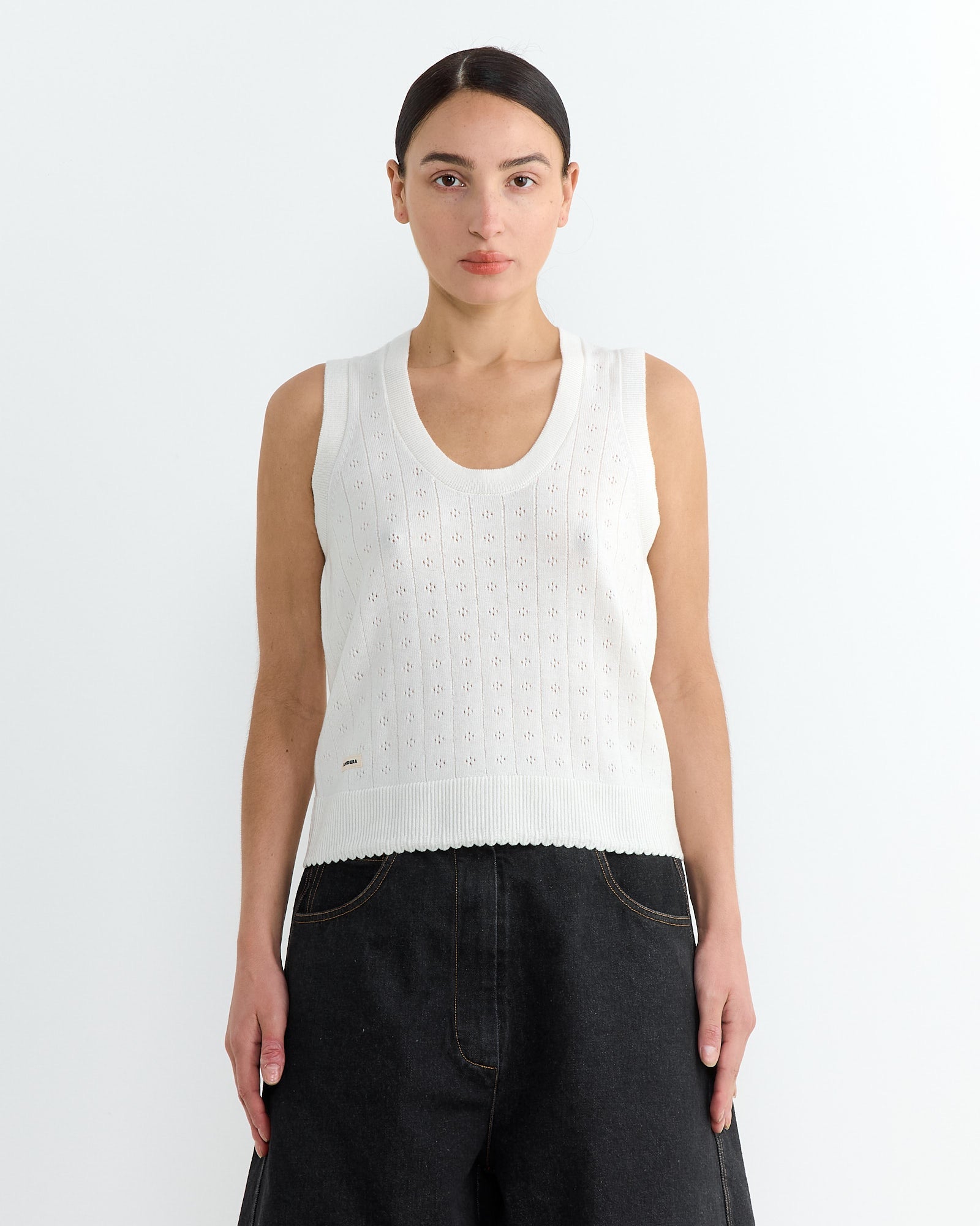 Tank Top Pointelle in Garza