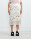 Allegra Skirt in Clear/Olive
