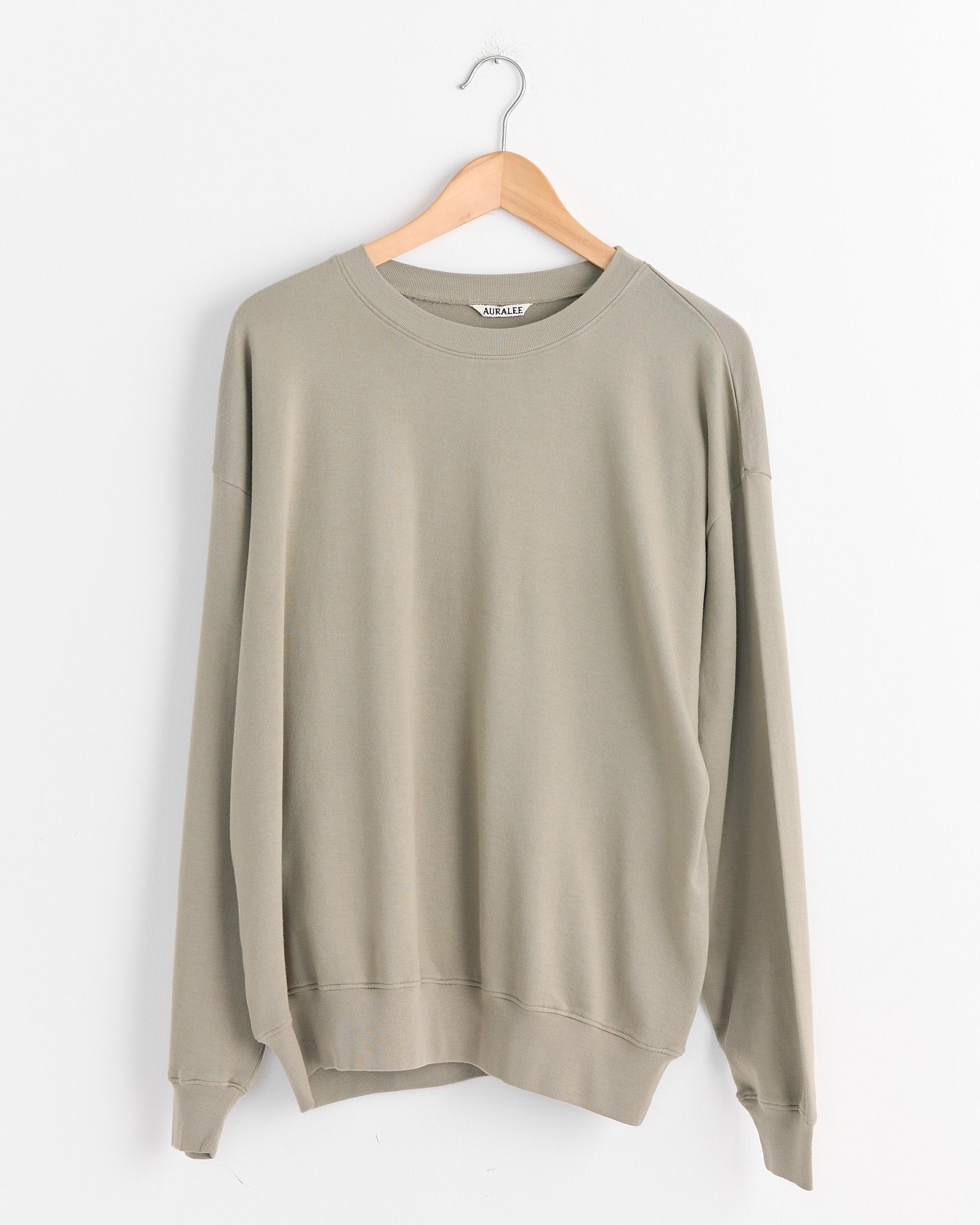 Super High Gauge Sweat Pullover in Khaki Grey