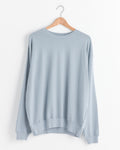 Super High Gauge Sweat Pullover in Blue Grey