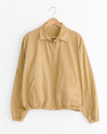 Dyed Finx Gabardine Swing Jacket in Beige