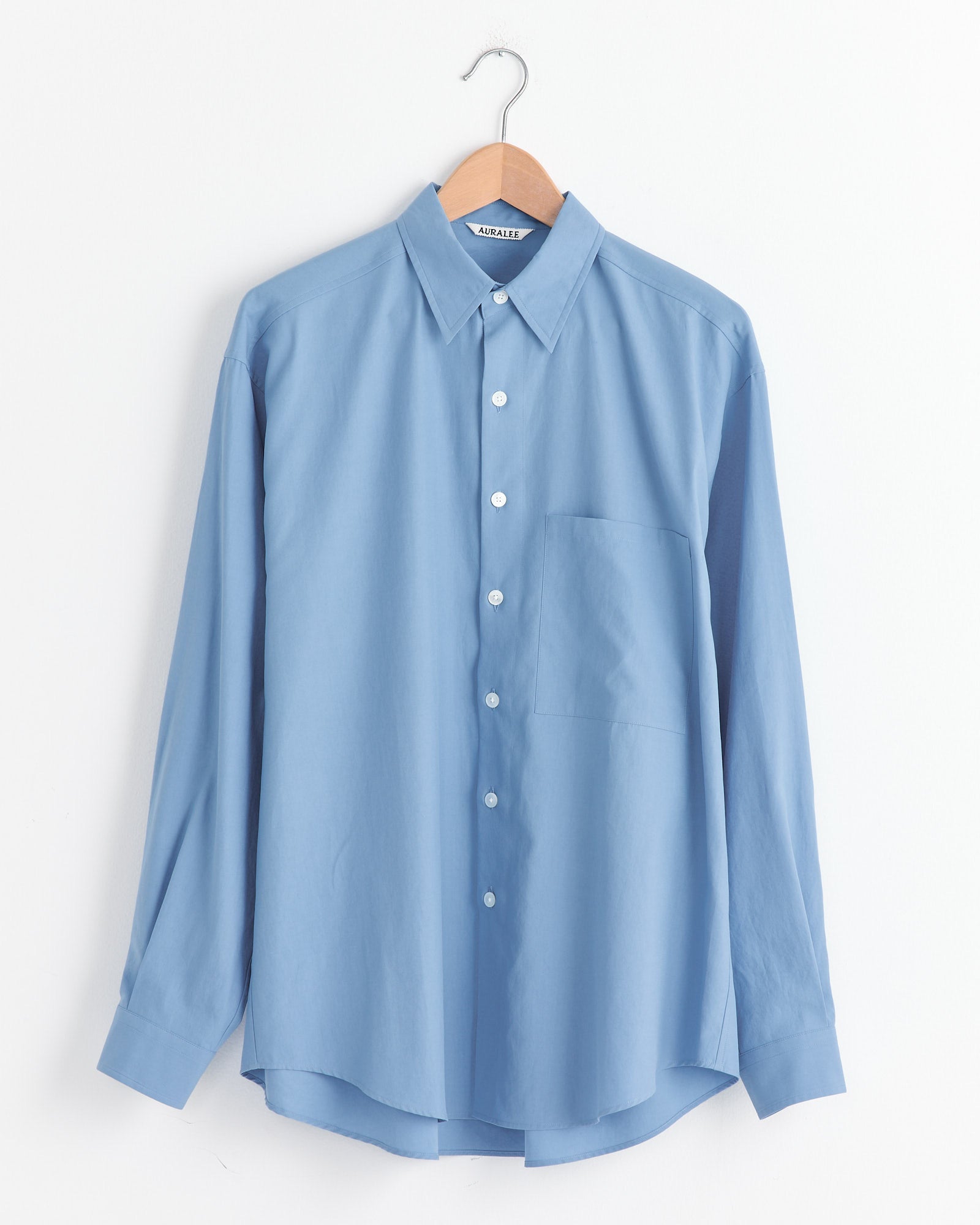 Finx Twill Big Shirt in Blue