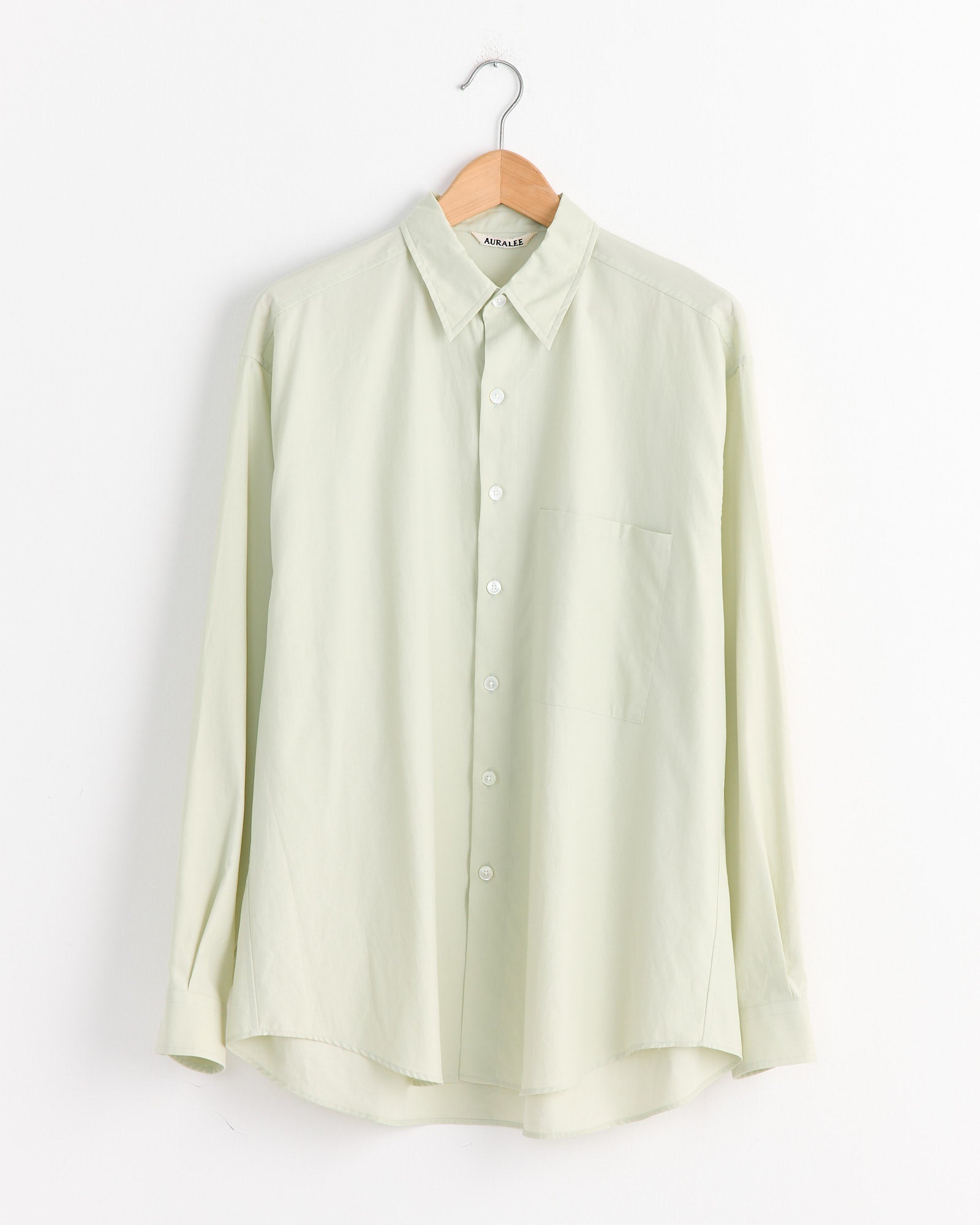 Finx Twill Big Shirt in Light Green