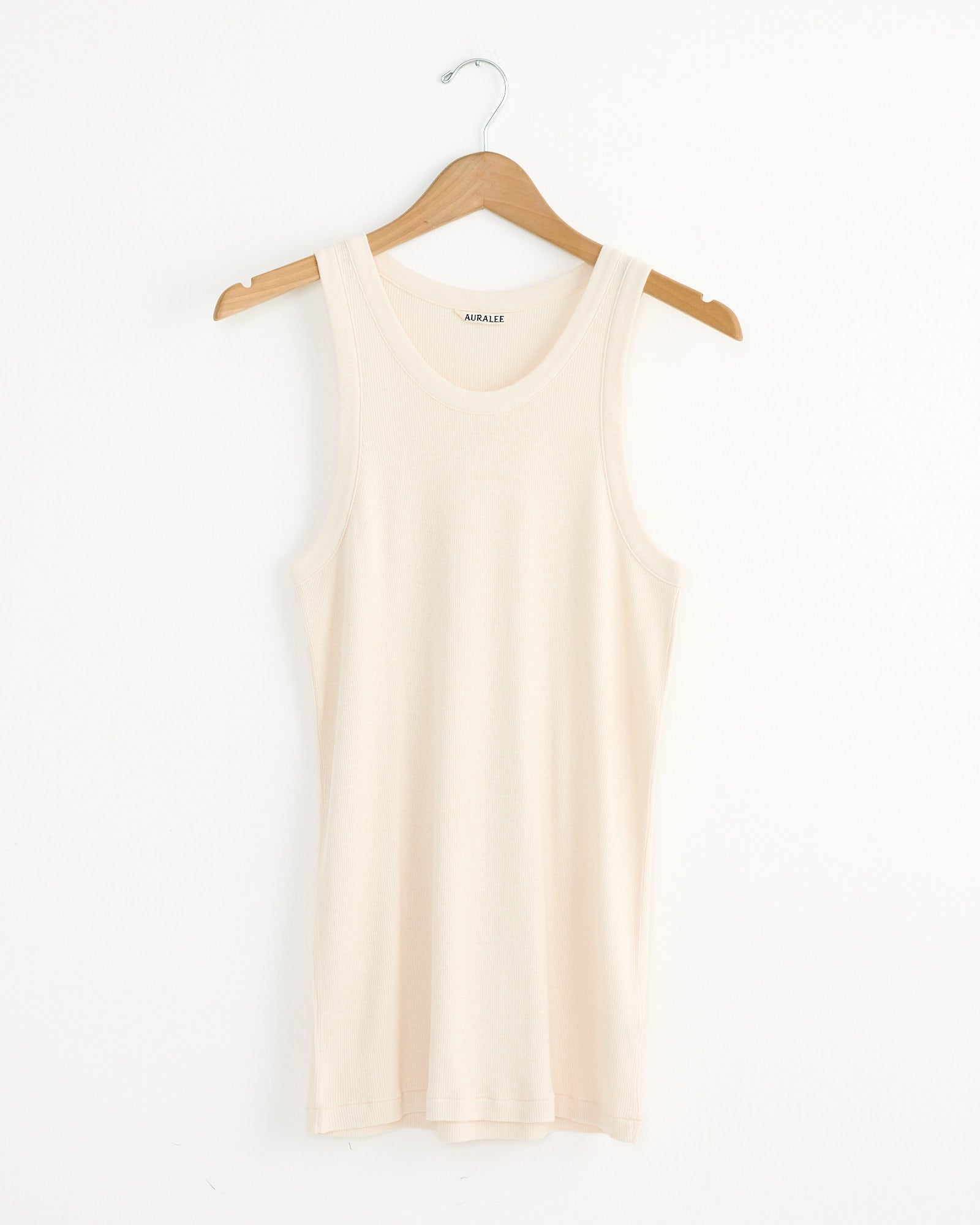 Soft Rib Tank Top in Ivory
