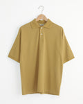 Pima Cotton Heavy Pique Polo in Khaki Beige