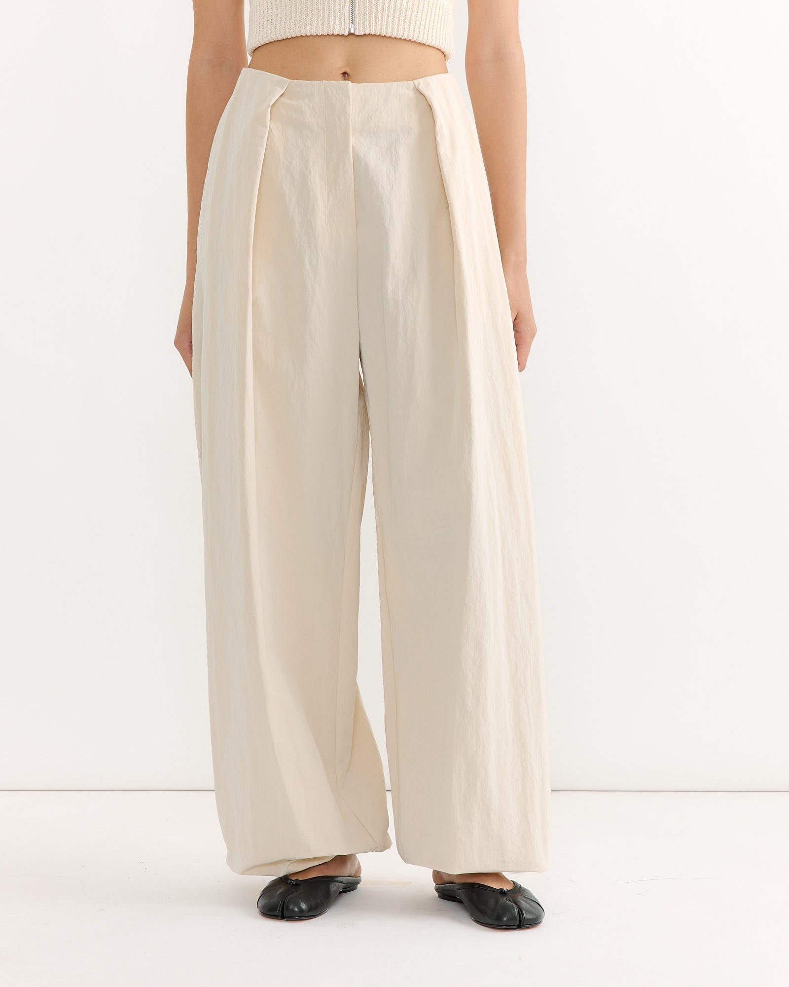 Le Pantalon Melao Trouser in Off White