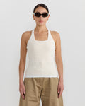 Le Debardeur Scala Top in Off White