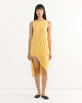 La Robe Peplo Courte Dress in Yellow