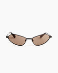 Bambino Meta Sunglasses in Metal Matt Black/Grey