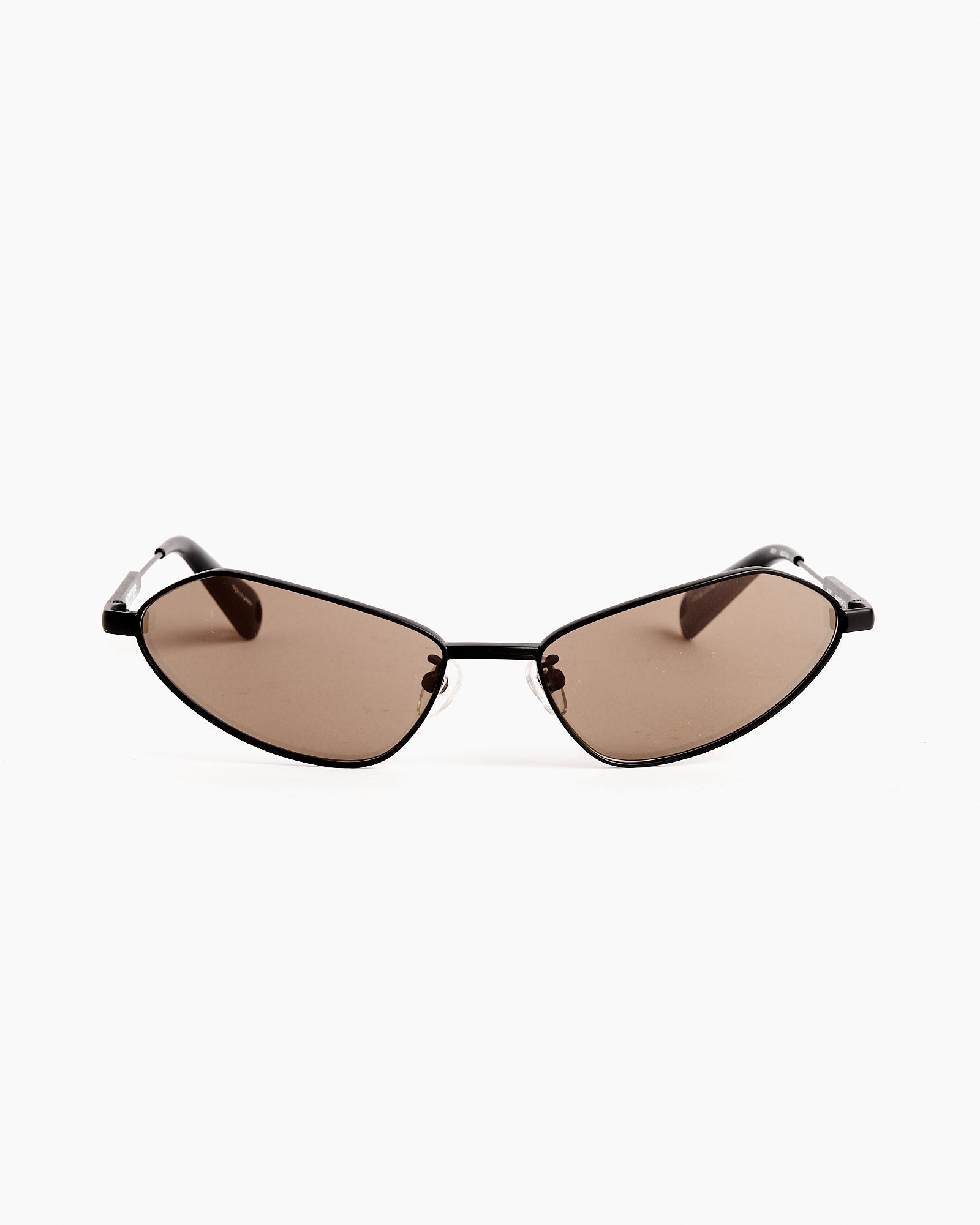 Bambino Meta Sunglasses in Metal Matt Black/Grey