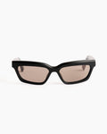 Salon Sunglasses in Matt Black/Silver/Grey