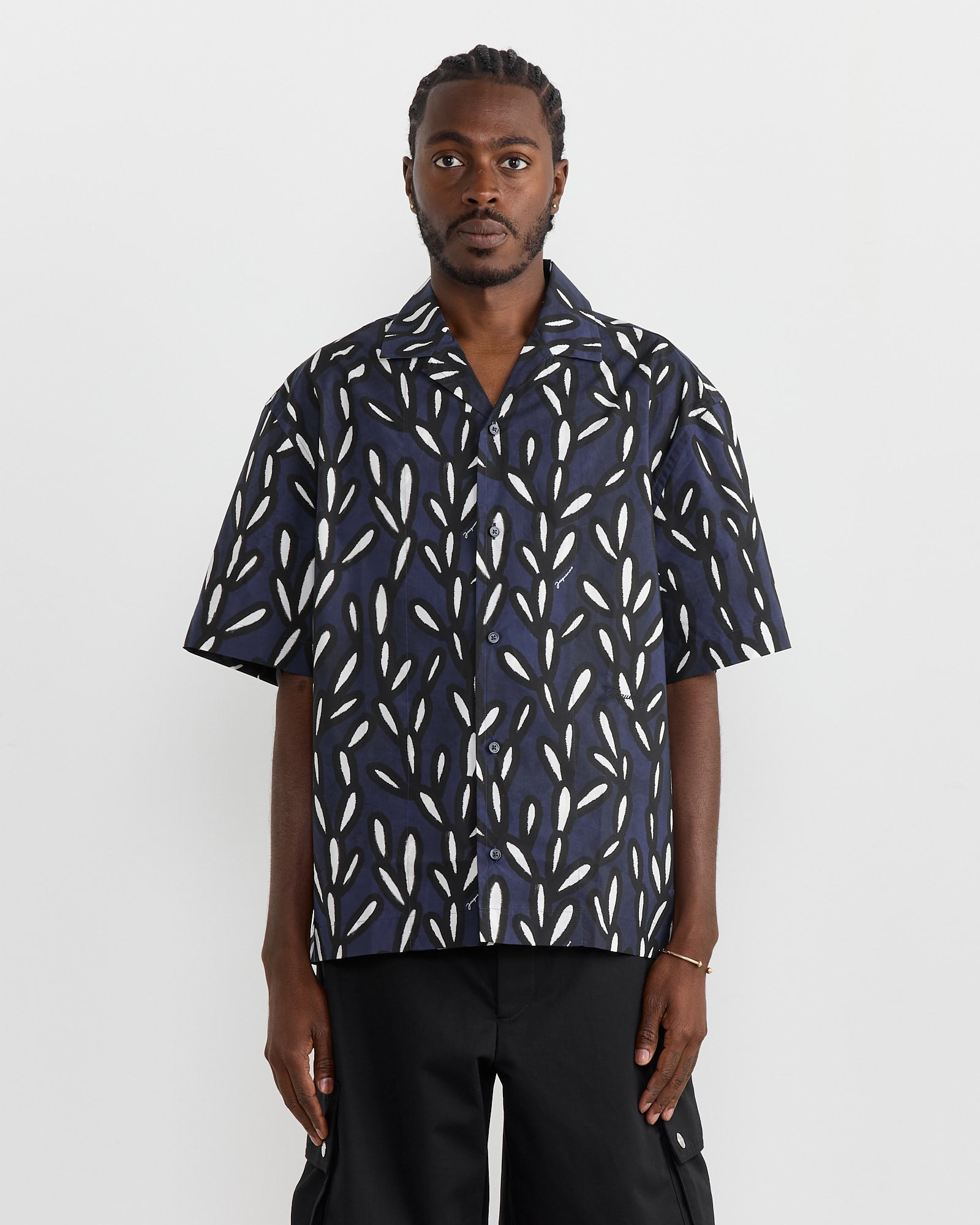 La Chemise Jean Shirt in Navy/Black
