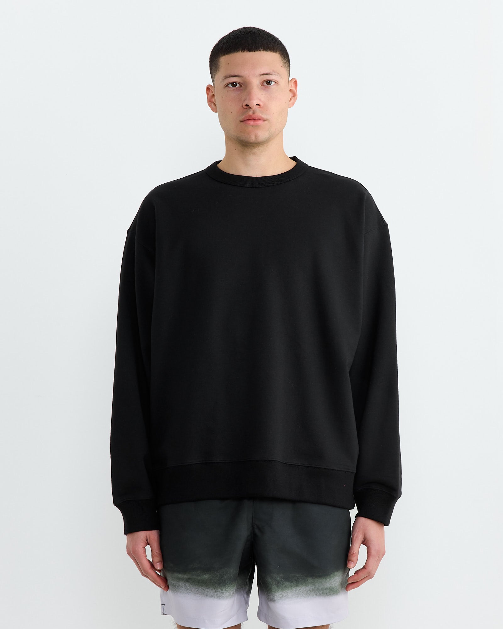 Crewneck Sweater in Black