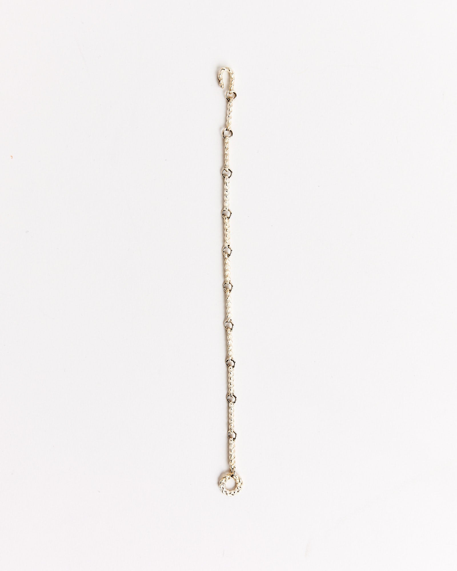 Braided Link Bracelet in Silver