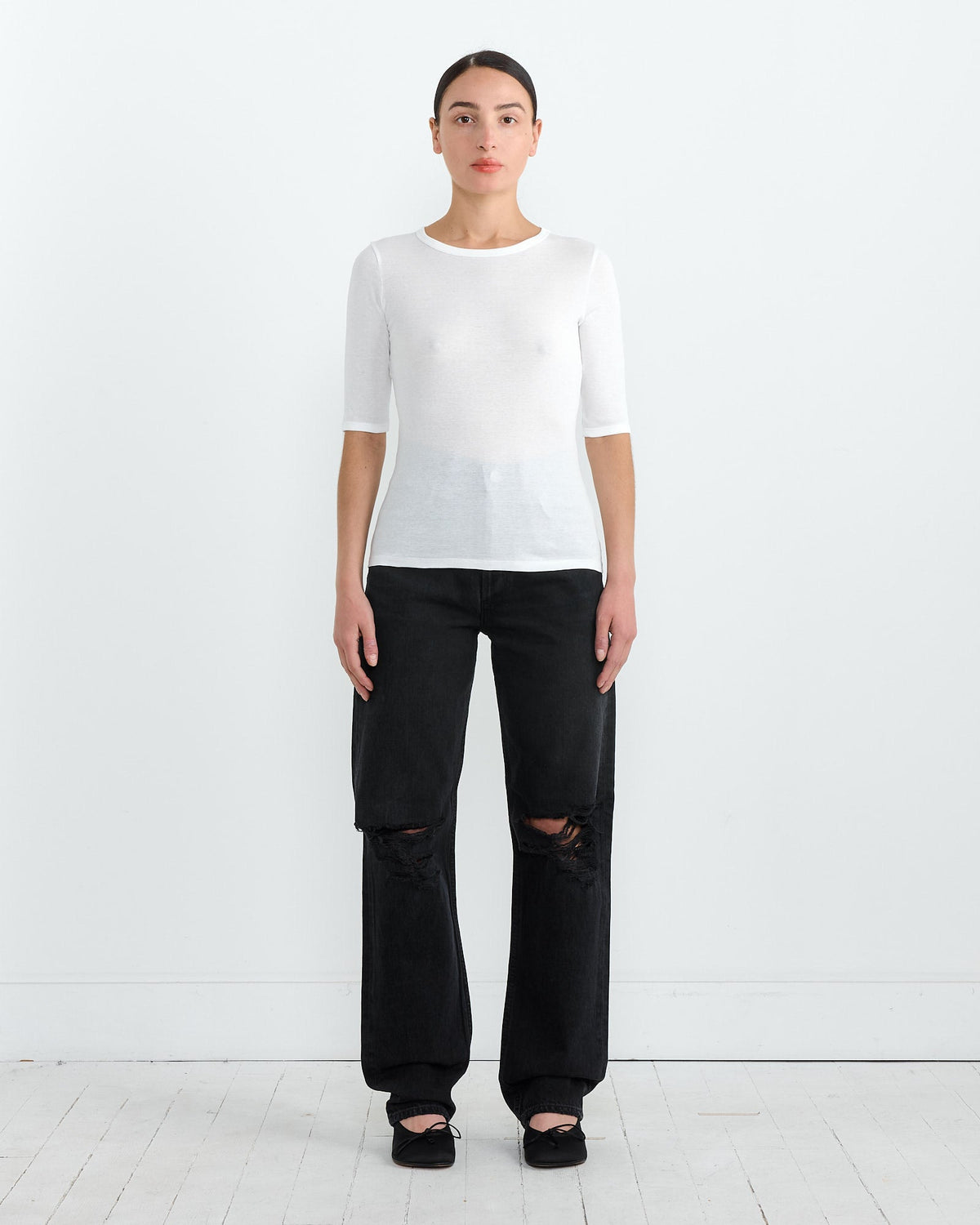 Anna Tee in White