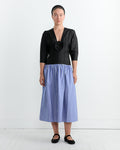 Fleur Dress in Cobalt Stripe
