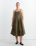 Sophie Dress in Gold Check