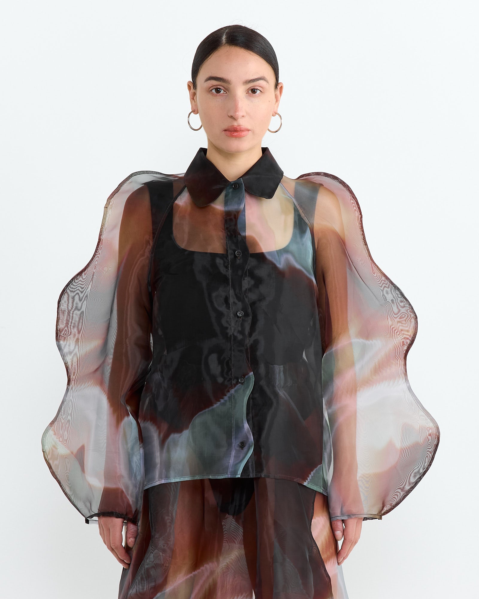 Octo Shirt in Brown Clapping Oysters