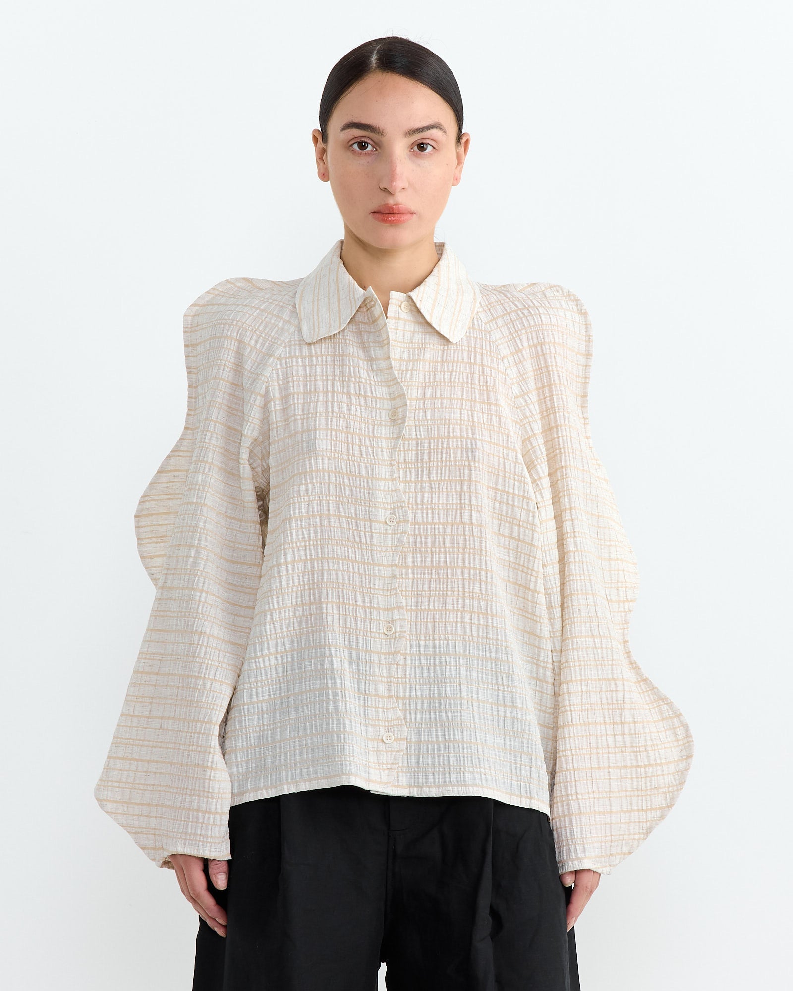 Octo Shirt in Raw Beige