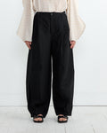 Button Pant in Black