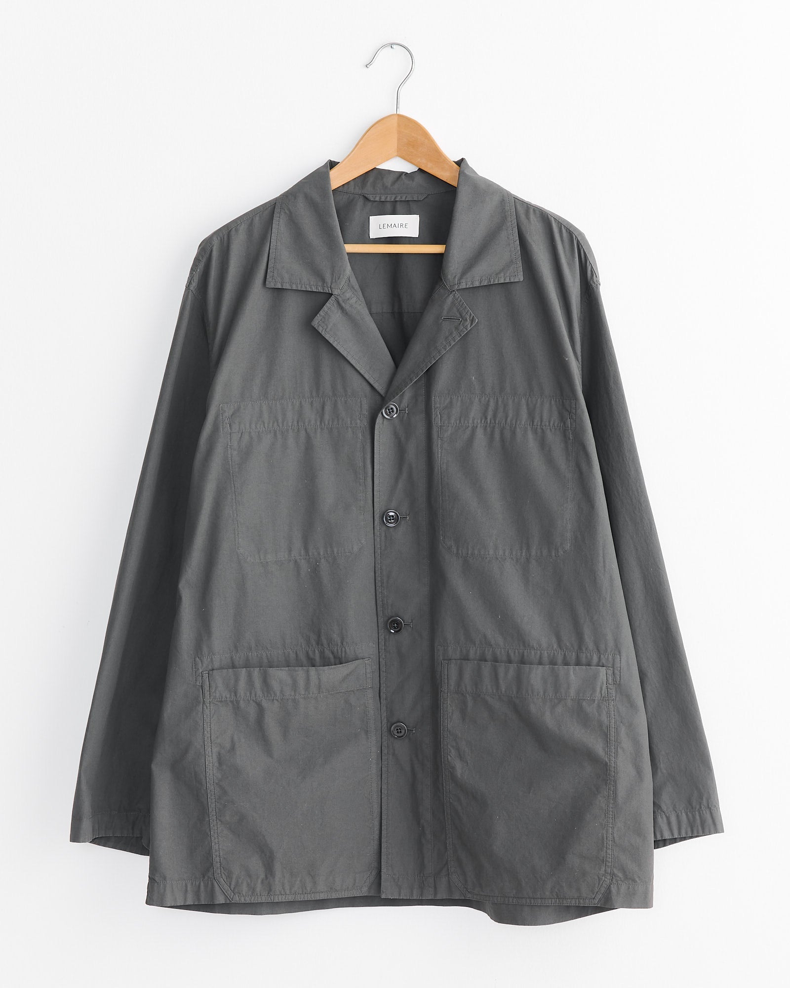 Workwear Shirt Jacket in Dark Brown