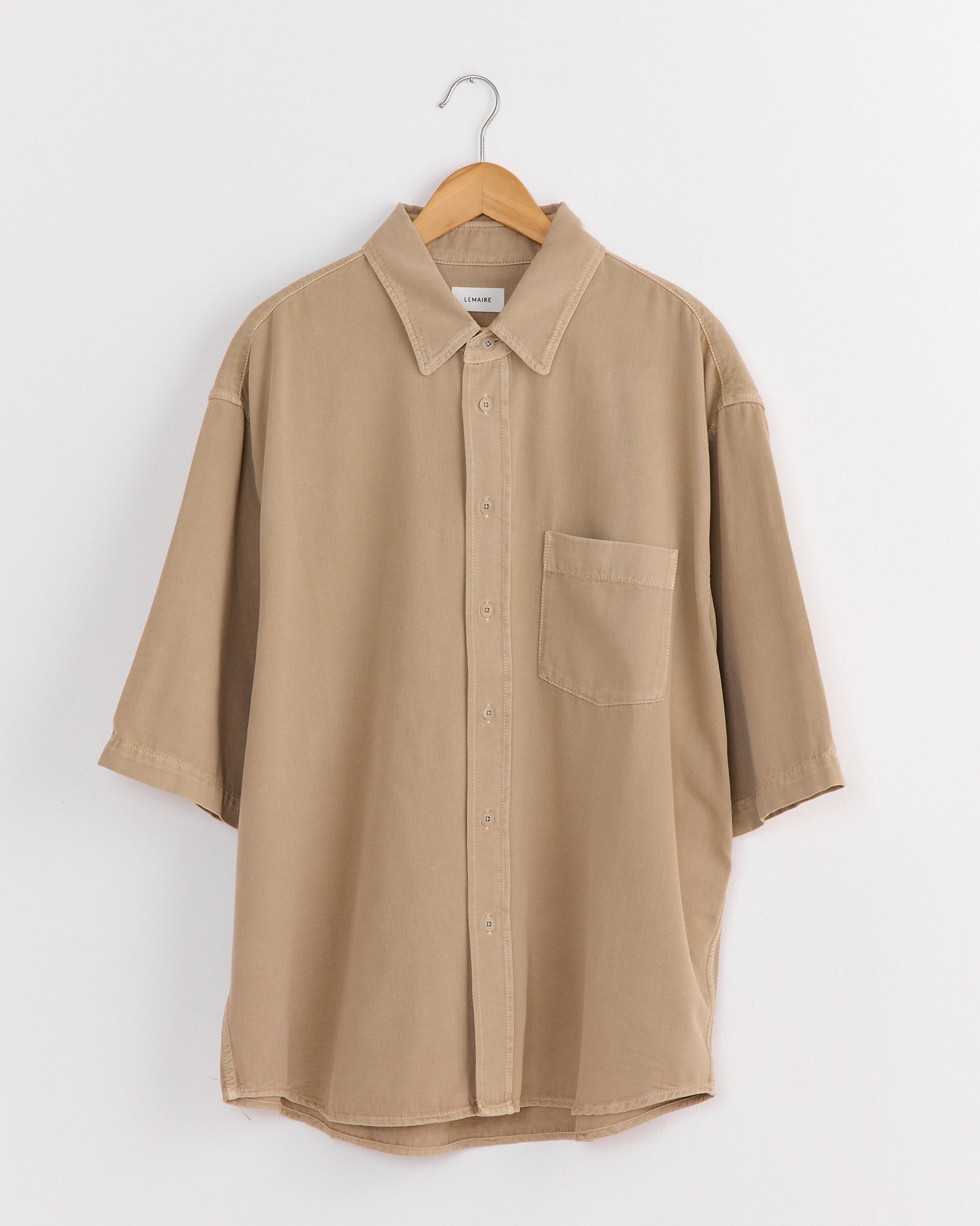 Denim Shirt in Natural Beige