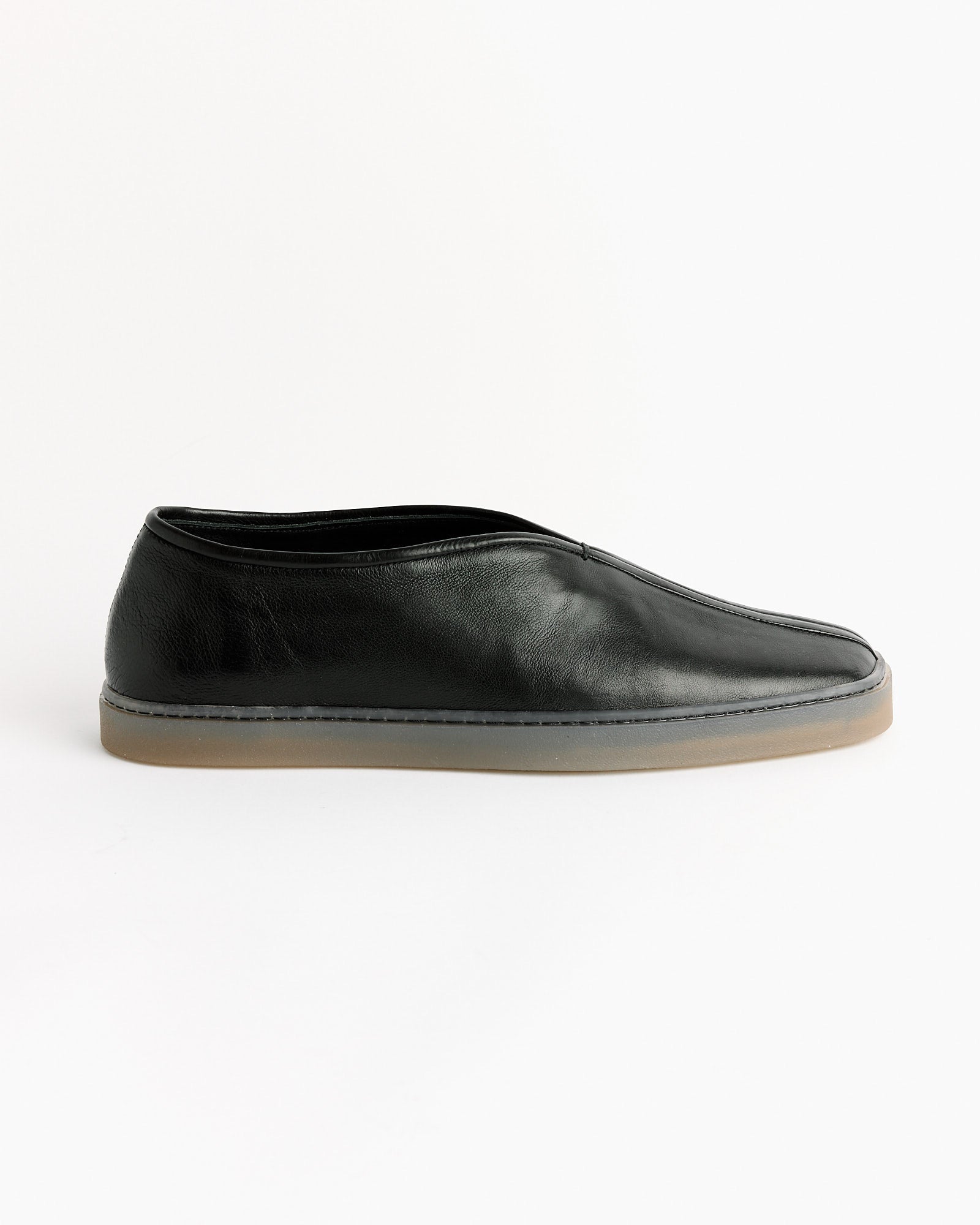 Linoleum Piped Sneaker in Black