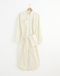 Long Shirt Dress in Creamy White