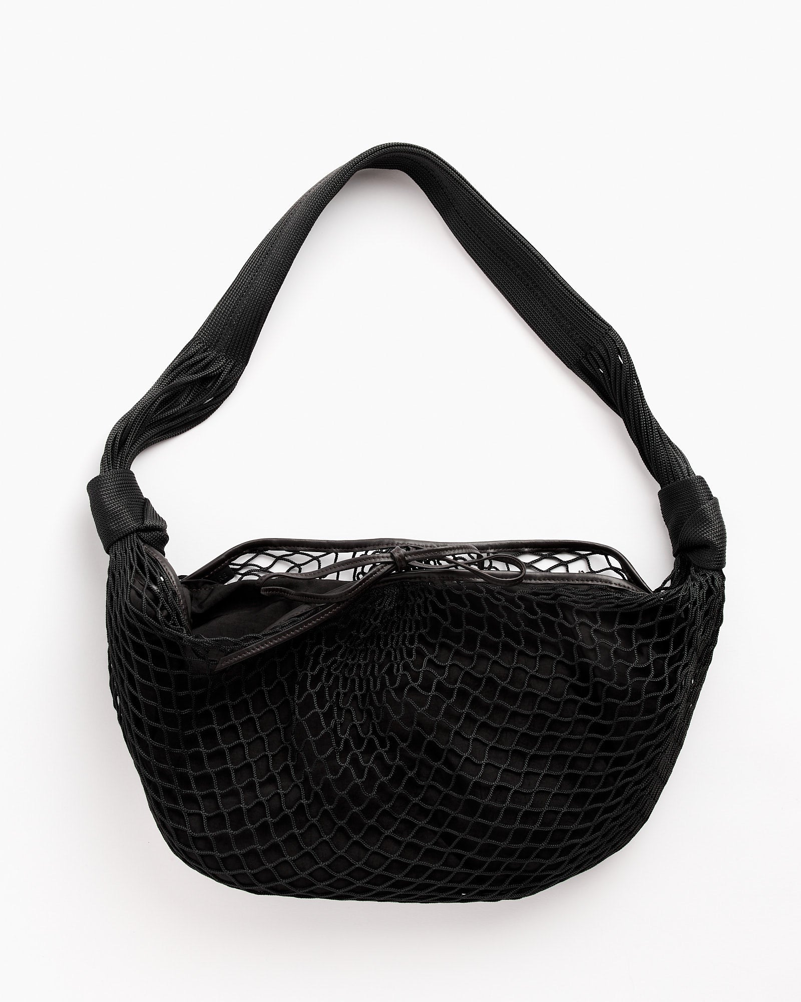 Croissant Filt Bag in Black
