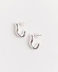 Gamba Earrings in Silver
