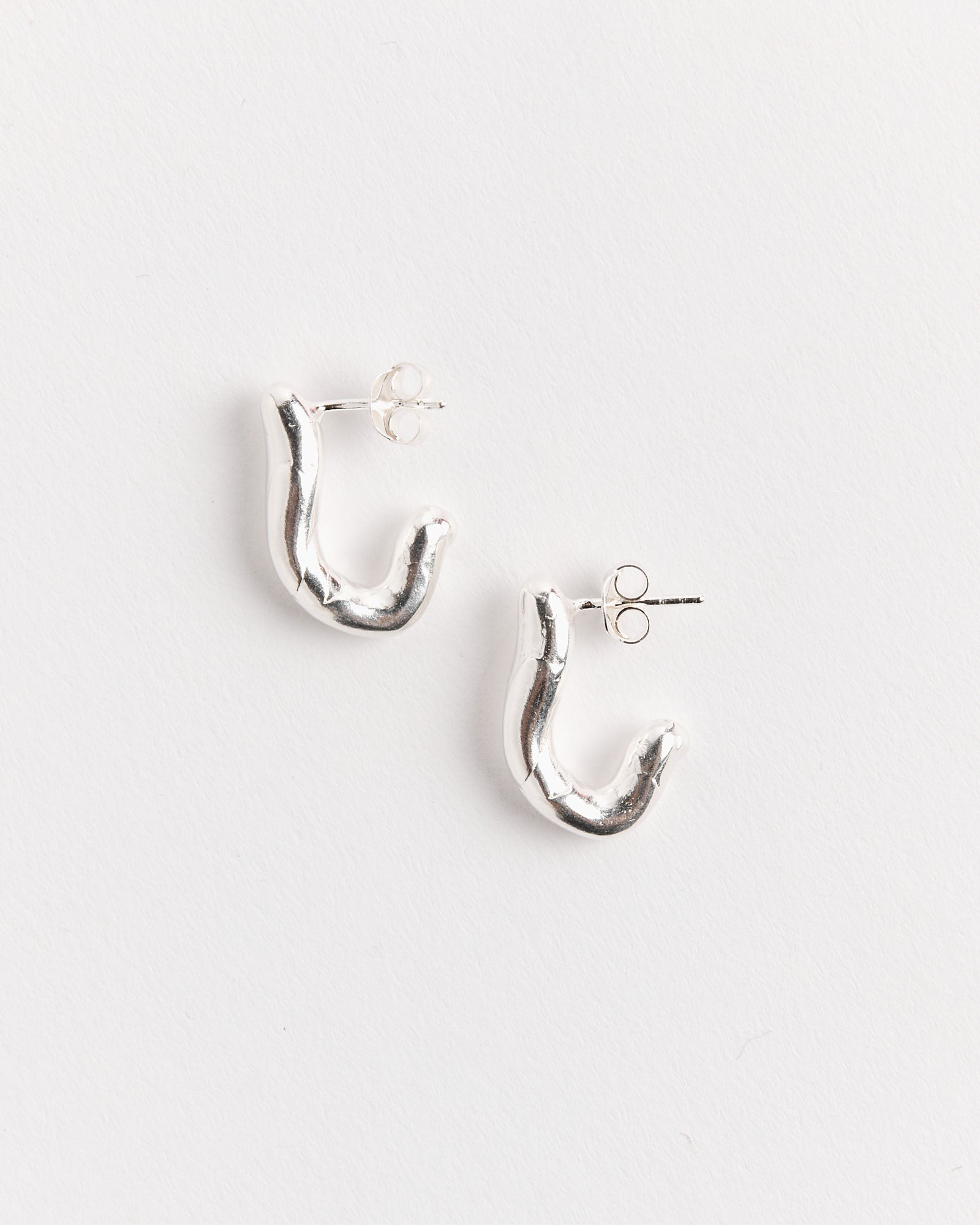 Gamba Earrings in Silver