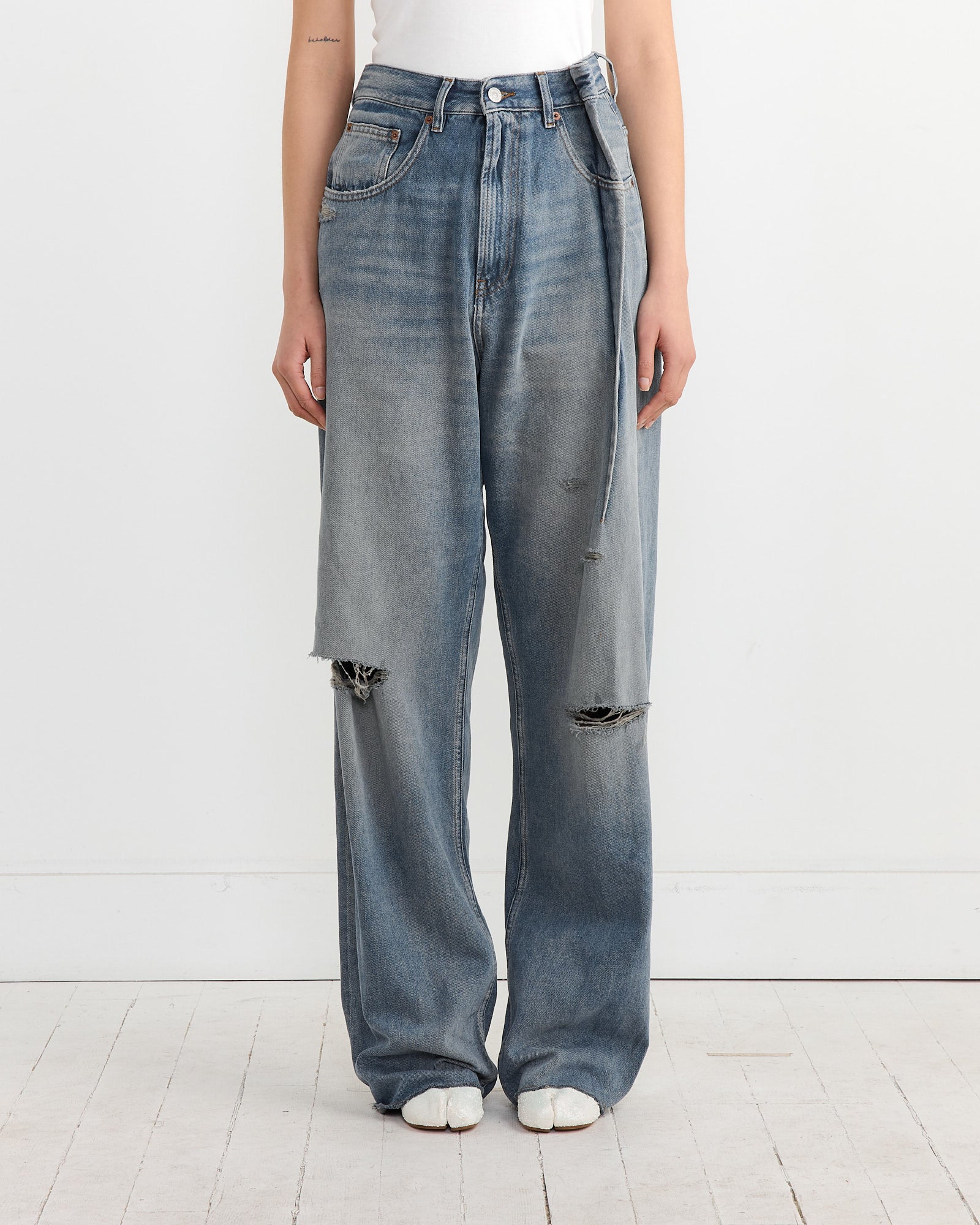 5 Pockets Jeans in Blue